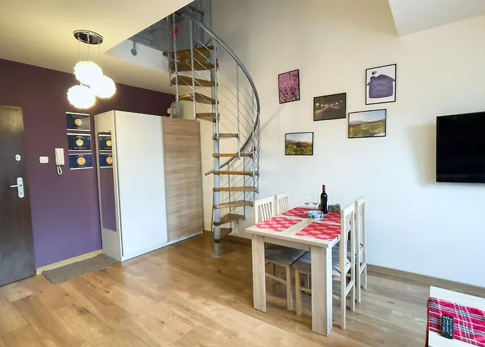 Fioletowy W Polanicy Appartement